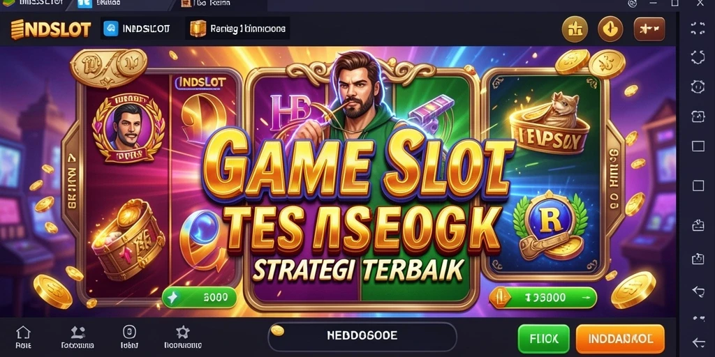 Screenshot INDSLOT menampilkan gameplay seru dan interaktif.