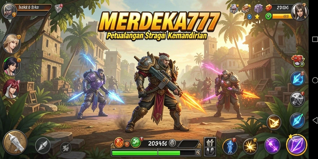 Tampilan gameplay MERDEKA777 yang menarik dan mendebarkan.