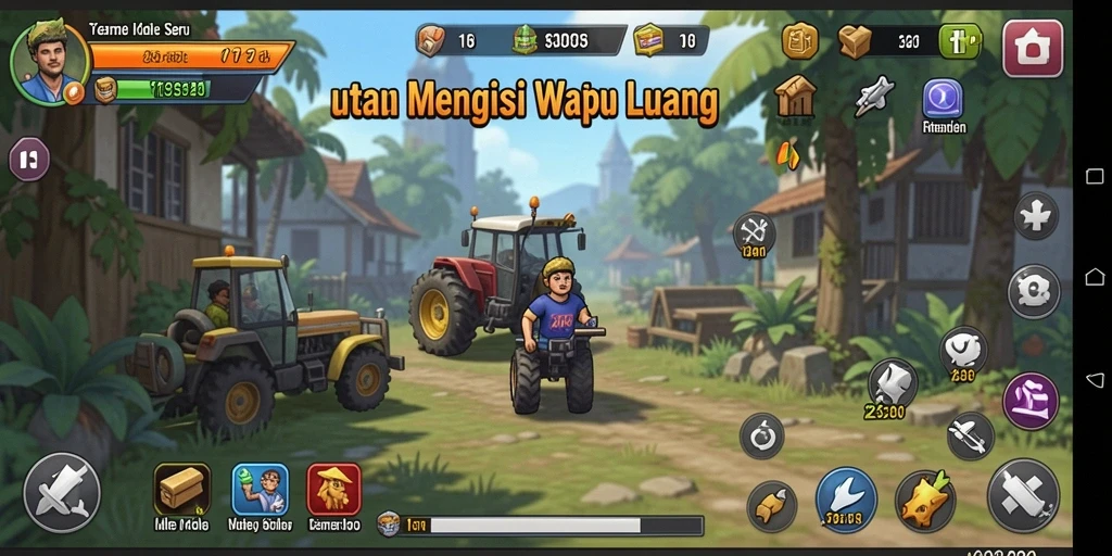 Tampilan gameplay T6 yang menarik dan mudah dipahami.